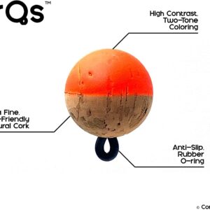 CorQs Strike Indicators Neon 5/8 Dry Flies Nymphs Fly Fishing Flies Kit”