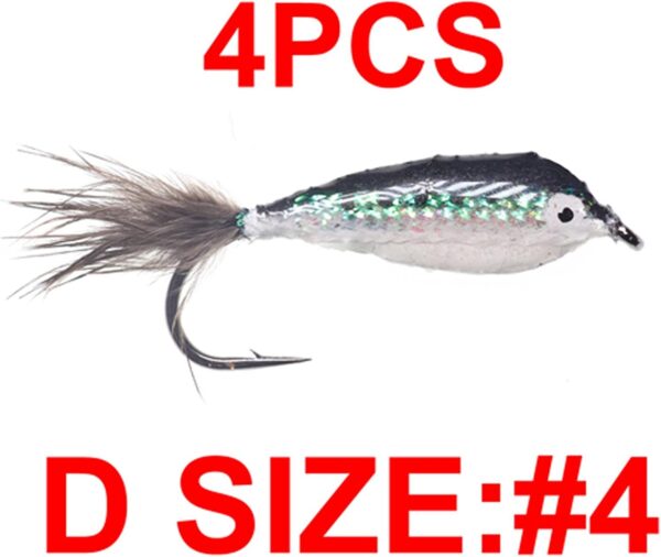 Trout Salmon Perch Fishing Lure Multiple Col Dry Flies Nymphs Fly Fishing Flies Kit - Image 9