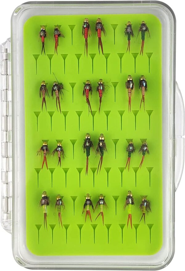 Best Assortment Flies Combo Carp Flies Wet T Dry Flies Nymphs Fly Fishing Flies Kit - Image 2