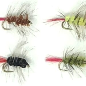 Wooly Worm  24 Fly Fishing Wet/Streamer Flie Dry Flies Nymphs Fly Fishing Flies Kit