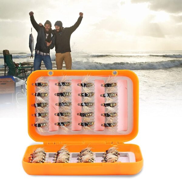 Fly Fishing Lures  Lightweight and Durable T Dry Flies Nymphs Fly Fishing Flies Kit - Image 2