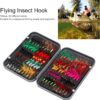 100 Pcs Fly Lure Insect Lures  Fly Fishing L Dry Flies Nymphs Fly Fishing Flies Kit - Image 6