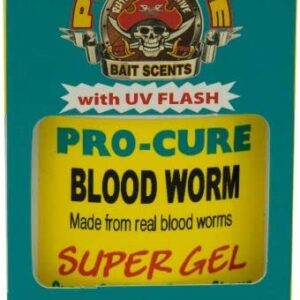 Blood Worm Super Gel  2 Ounce Fishing Artificial Bait Soft Plastic Lures