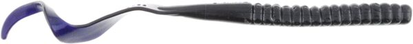 PowerBait Power Worms Soft Bait - Black Grape Fishing Artificial Bait Soft Plastic Lures