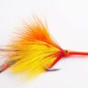 Tarpon Splayed Orange and Grizzly Fly (6 Fli Dry Flies Nymphs Fly Fishing Flies Kit - Image 2