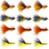 Bead Head Woolly Bugger Classic Streamer Fli Dry Flies Nymphs Fly Fishing Flies Kit