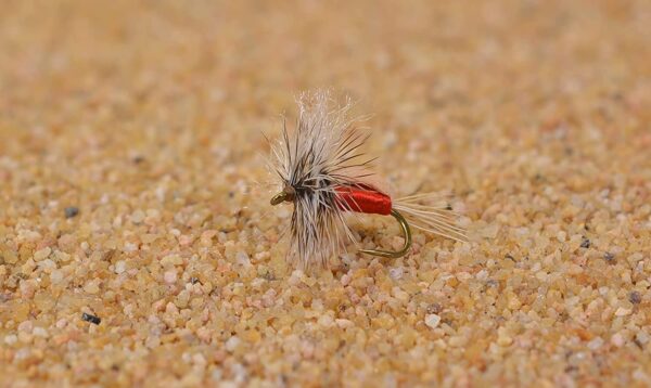 Red Foam Humpy Dry Fishing Fly Tied on Mus Dry Flies Nymphs Fly Fishing Flies Kit