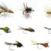 Fly Fishing Lures  32 Flies 8 Patterns of Dr Dry Flies Nymphs Fly Fishing Flies Kit