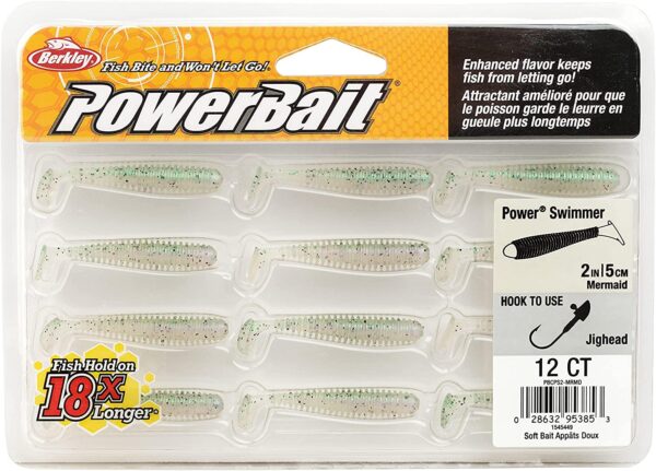 Powerbait Power Swimmer Fishing Soft Bait Fishing Artificial Bait Soft Plastic Lures - Image 3