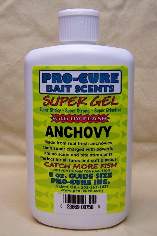 Anchovy Super Gel  8 Ounce Fishing Artificial Bait Soft Plastic Lures - Image 2