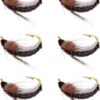6pcs Fly Fishing Flies Brown Scud 1.4cm Dry Flies Nymphs Fly Fishing Flies Kit
