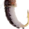 6pcs Fly Fishing Flies Brown Scud 1.4cm Dry Flies Nymphs Fly Fishing Flies Kit - Image 2