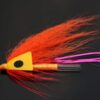 24 pcs/lot Orange Feather Tube Fly Streamer  Dry Flies Nymphs Fly Fishing Flies Kit
