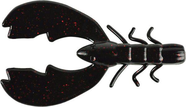 PowerBait Chigger Craw Soft Bait - Black Red  Fishing Artificial Bait Soft Plastic Lures