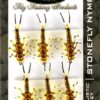 Original Realistic Stone Fly Nymph Set of 6 Dry Flies Nymphs Fly Fishing Flies Kit