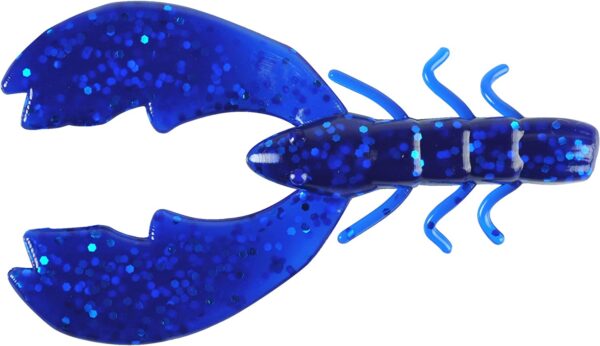 PowerBait Chigger Craw Soft Bait - Sapphire B Fishing Artificial Bait Soft Plastic Lures