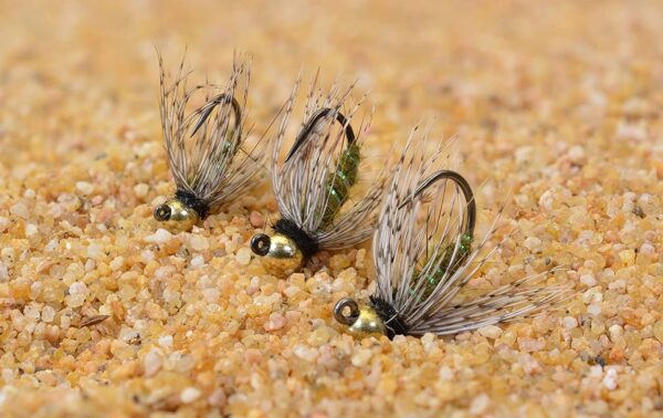 Buggy Euro Nymph Jig Fly Tungsten Bead Tie Dry Flies Nymphs Fly Fishing Flies Kit - Image 4