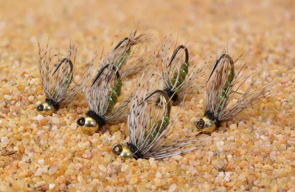 Buggy Euro Nymph Jig Fly Tungsten Bead Tie Dry Flies Nymphs Fly Fishing Flies Kit - Image 5