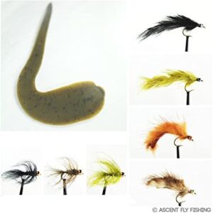 Leech Selection Dry Flies Nymphs Fly Fishing Flies Kit