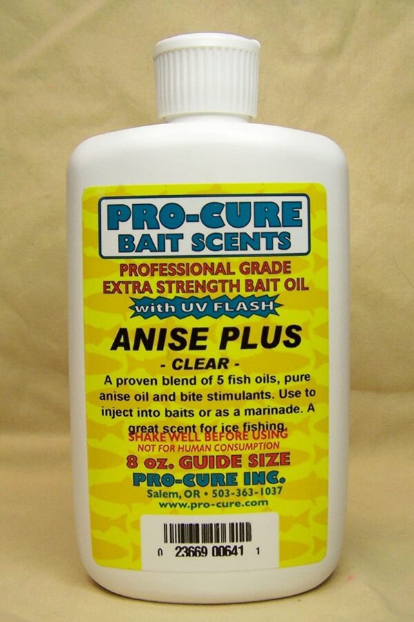 Anise Plus Bait Oil  8 Ounce - Clear Fishing Artificial Bait Soft Plastic Lures - Image 2