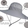 Super Wide Brim Bucket Hat UPF50+ Waterproof  Fishing Artificial Bait Soft Plastic Lures - Image 5
