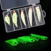 Night Glow Fishing Lure Bait Kit - 5/10pcs No Fishing Artificial Bait Soft Plastic Lures