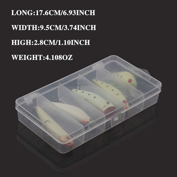 Night Glow Fishing Lure Bait Kit - 5/10pcs No Fishing Artificial Bait Soft Plastic Lures - Image 6