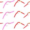 Trout Fly Assortment #2 San Juan Worm Powe Dry Flies Nymphs Fly Fishing Flies Kit