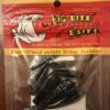 2MNR-21 Crappie Minnr Fishing Bait  Black Spa Fishing Artificial Bait Soft Plastic Lures
