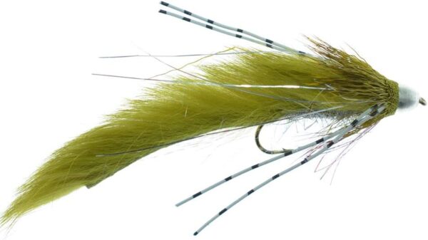 Olive Muddy Buddy Cone Head Lunchables Strea Dry Flies Nymphs Fly Fishing Flies Kit - Image 2