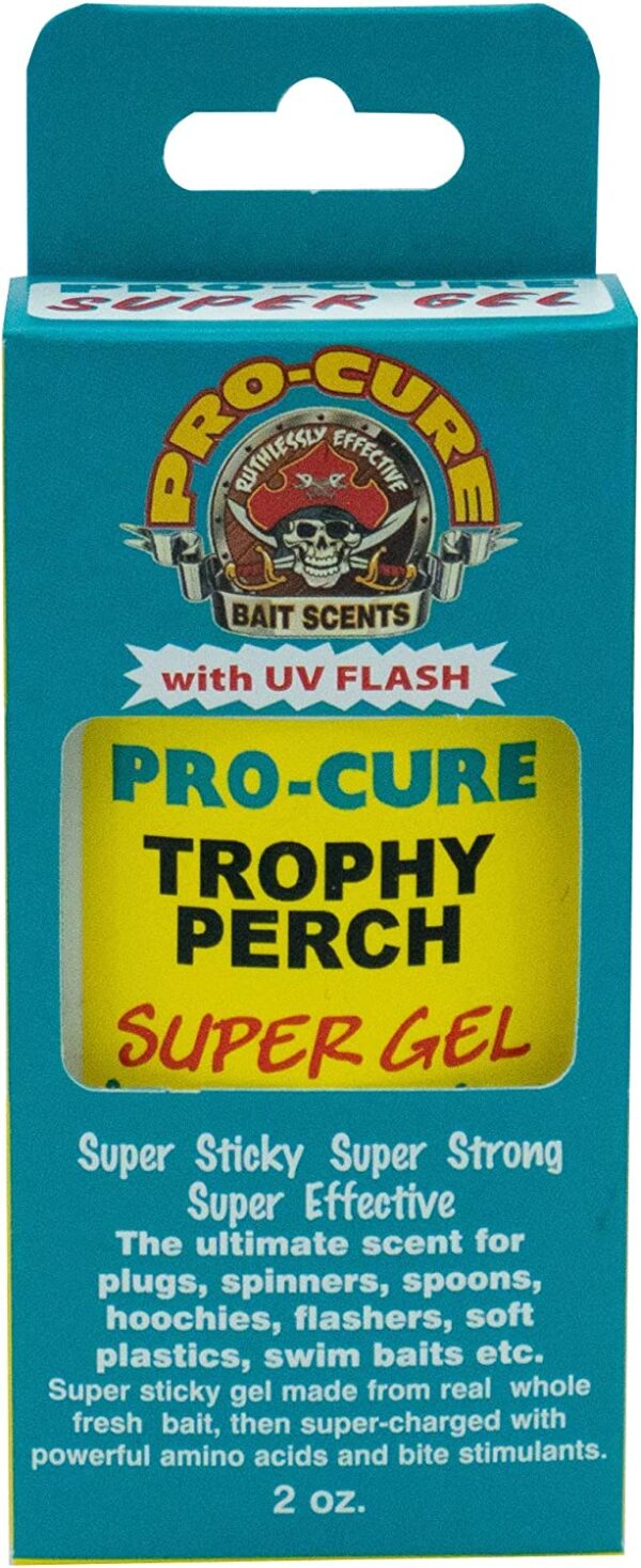 Trophy Perch Super Gel  2 Ounce Fishing Artificial Bait Soft Plastic Lures
