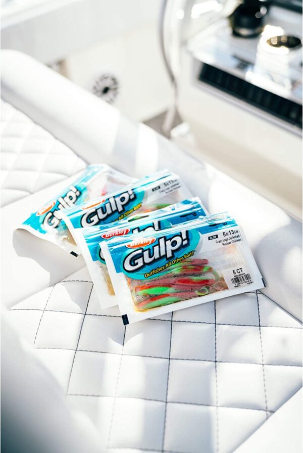 Gulp! Crazy Legs Jerk Shad - GSCLJS5-SAS Fishing Artificial Bait Soft Plastic Lures - Image 5