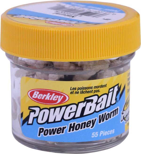 PowerBait Power Honey Worm Soft Bait - Natura Fishing Artificial Bait Soft Plastic Lures