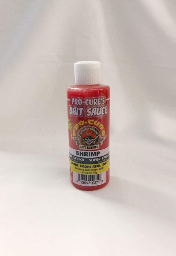 Shrimp Bait Sauce  4 Ounce  Red Fishing Artificial Bait Soft Plastic Lures - Image 2