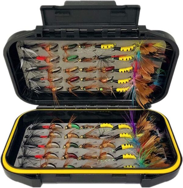 OutdoorFishing Fly Fishing Flies Kit Fly Ass Dry Flies Nymphs Fly Fishing Flies Kit