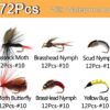 OutdoorFishing Fly Fishing Flies Kit Fly Ass Dry Flies Nymphs Fly Fishing Flies Kit - Image 2