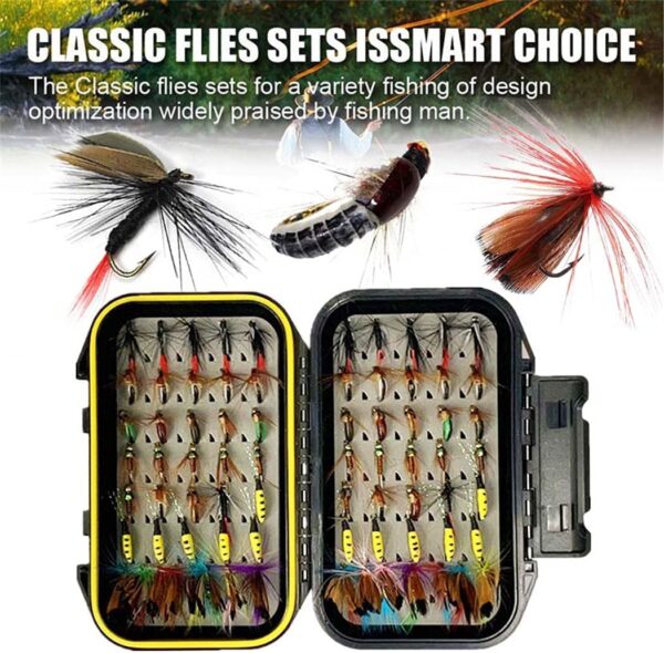 OutdoorFishing Fly Fishing Flies Kit Fly Ass Dry Flies Nymphs Fly Fishing Flies Kit - Image 3