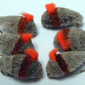 Fly Fishing Biscuit Pellet Fly x 6 Flies Siz Dry Flies Nymphs Fly Fishing Flies Kit