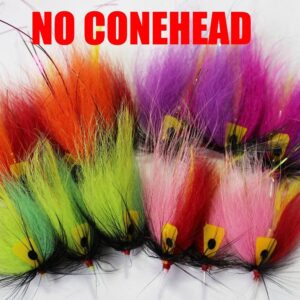 12 pcs 4 Colors Tube Fly Set for Salmon Trou Dry Flies Nymphs Fly Fishing Flies Kit