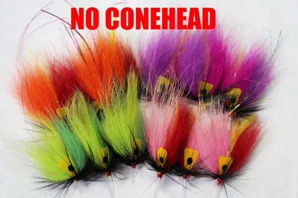 12 pcs 4 Colors Tube Fly Set for Salmon Trou Dry Flies Nymphs Fly Fishing Flies Kit