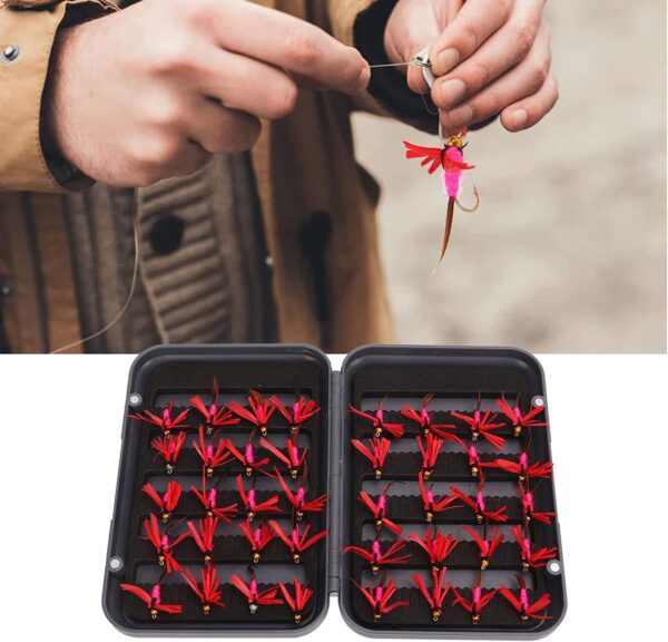 Fly Fishing Flies  Simulated Fly Fishing Lur Dry Flies Nymphs Fly Fishing Flies Kit - Image 2