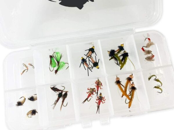 Nymph Fly Fishing Flies Assortment Kit with  Dry Flies Nymphs Fly Fishing Flies Kit