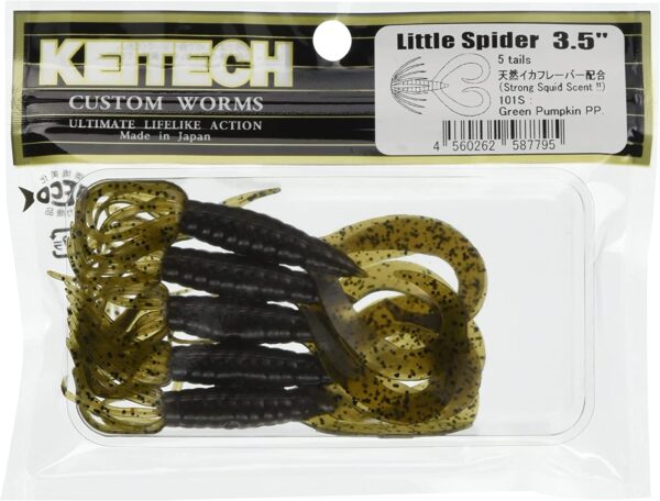 Little Spider 3.5-Inch Soft Plastic Creature  Fishing Artificial Bait Soft Plastic Lures