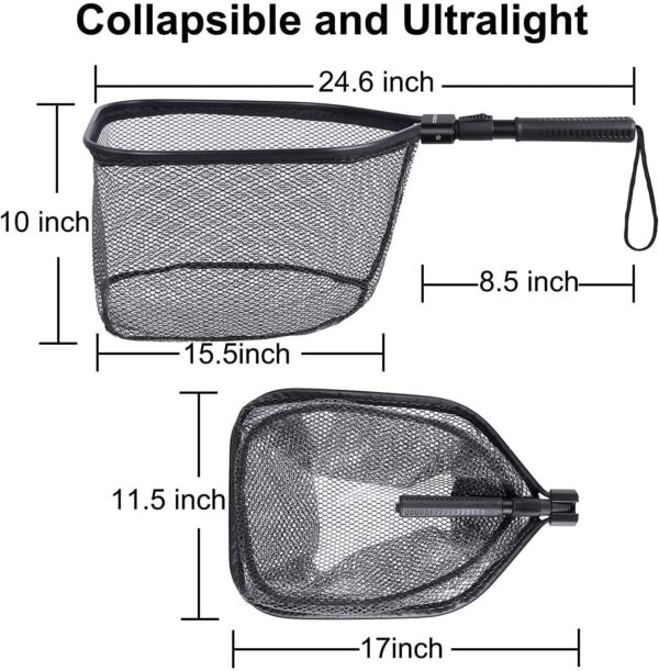 Fly Fishing Flies + Fly Fishing Net Dry Flies Nymphs Fly Fishing Flies Kit - Image 7
