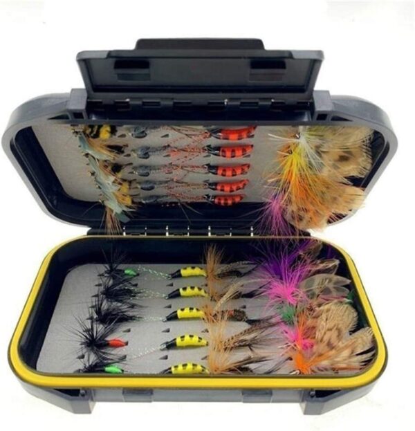 OutdoorFishing Fly Fishing Flies Kit Fly Ass Dry Flies Nymphs Fly Fishing Flies Kit