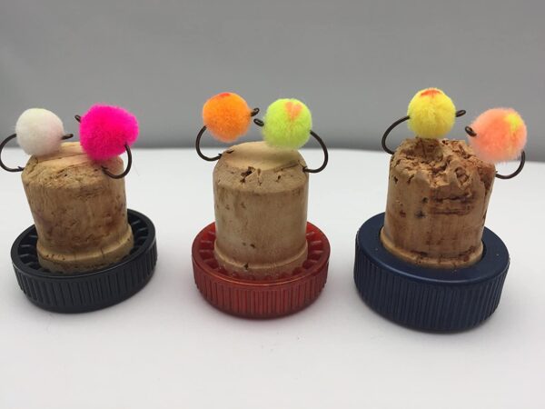 Fly Fishing Super Glo Bug Egg Flies for Trou Dry Flies Nymphs Fly Fishing Flies Kit
