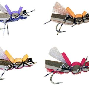 Yeti Hopper Assortment Flies Sizes #10 & #12 Dry Flies Nymphs Fly Fishing Flies Kit