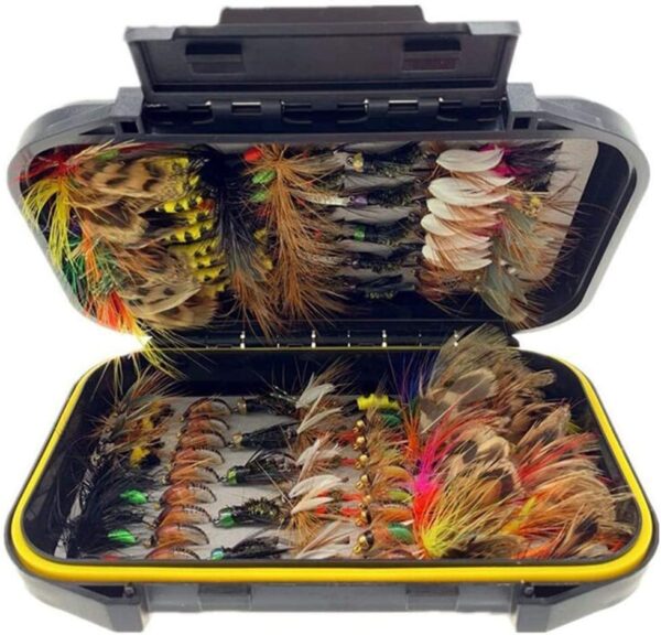 OutdoorFishing Fly Fishing Flies Kit Fly Ass Dry Flies Nymphs Fly Fishing Flies Kit
