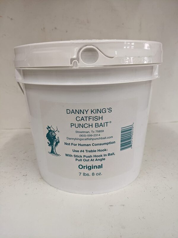 Punch Bait - Original  Gallon Bucket Catfish  Fishing Artificial Bait Soft Plastic Lures