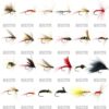 120pcs Dry Flies Wet Flies Flies Box Set Mix Dry Flies Nymphs Fly Fishing Flies Kit - Image 2